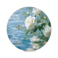 thumbnail image 1 of IAUYY Set of 1 Round Placemats for Dining Tables Heat-Resistant and Wear-Resistant DIY Printing Design Table Placemats，Applicable for Christmas Butterfly Flying in The Sky, 1 of 7