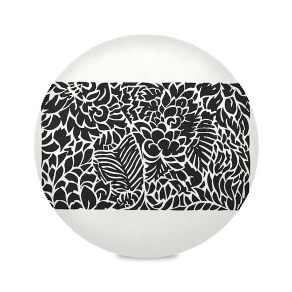 IAUYY Set of 1 Round Placemats for Dining Tables Heat-Resistant and Wear-Resistant DIY Printing Design Table Placemats,Applicable for Christmas Weave-patterned Painting