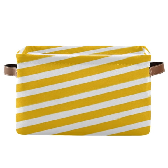 IAUYY Set of 1 Storage Cubes with Handles-Not Prone to Deformation Canvas Storage Baskets for Bedroom Closet Living Room Decorative Storage Baskets Diagonal Stripe Illustration