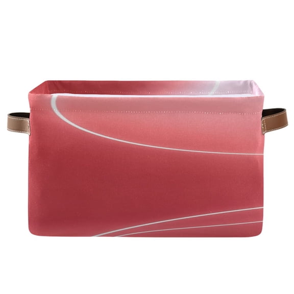 IAUYY Set of 1 Storage Cubes with Handles-Not Prone to Deformation Canvas Storage Baskets for Bedroom Closet Living Room Decorative Storage Baskets Monochrome