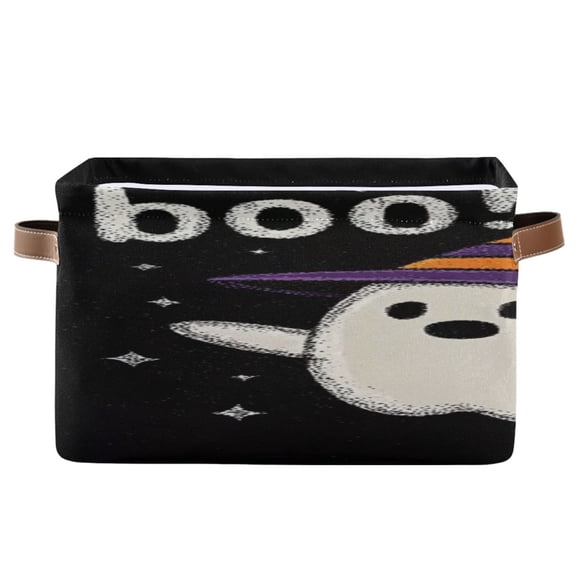 IAUYY Set of 1 Storage Cubes with Handles-Not Prone to Deformation Canvas Storage Baskets for Bedroom Closet Living Room Decorative Storage Baskets Purple and Orange Wizard's Hat