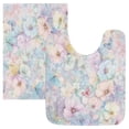 thumbnail image 1 of IAUYY Set of 2 Inch Bath Mat Thick Soft Plush Shower Mat TPR Backing Material Non Slip Bath Mats for Bathroom for Tub Shower Hotel Romantic Charm Of Retro Art, 1 of 9