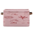 thumbnail image 1 of IAUYY Set of 2 Storage Cubes with Handles-Not Prone to Deformation Canvas Storage Baskets for Bedroom Closet Living Room Decorative Storage Baskets Cute and Warm Illustrations, 1 of 9