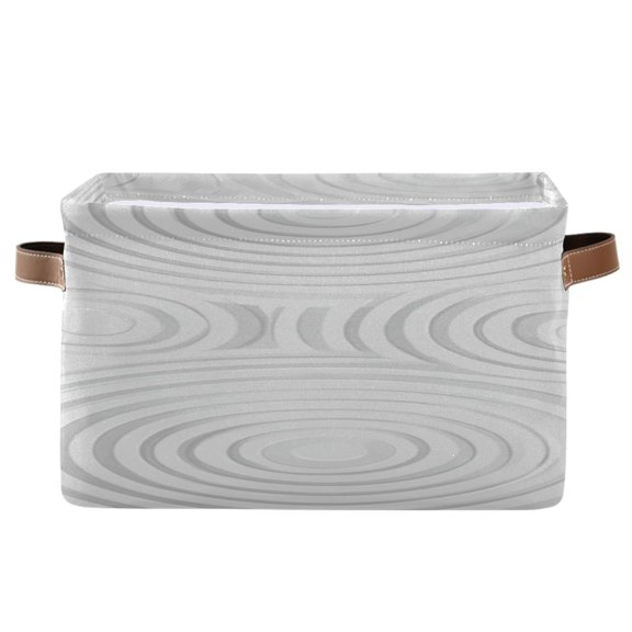 IAUYY Set of 2 Storage Cubes with Handles-Not Prone to Deformation Canvas Storage Baskets for Bedroom Closet Living Room Decorative Storage Baskets No Decorative Elements