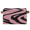thumbnail image 1 of IAUYY Set of 2 Storage Cubes with Handles-Not Prone to Deformation Canvas Storage Baskets for Bedroom Closet Living Room Decorative Storage Baskets The Perfect Zebra, 1 of 9