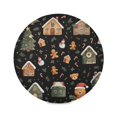 thumbnail image 1 of IAUYY Set of 4 Round Placemats for Dining Tables Heat-Resistant and Wear-Resistant DIY Printing Design Table Placemats，Applicable for Christmas with One's Face, 1 of 7