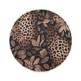 thumbnail image 1 of IAUYY Set of 4 Round Placemats for Dining Tables Heat-Resistant and Wear-Resistant DIY Printing Design Table Placemats，Applicable for Christmas The Perfect Leopard Print Pattern, 1 of 7