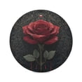 thumbnail image 1 of IAUYY Set of 6 Round Placemats for Dining Tables Heat-Resistant and Wear-Resistant DIY Printing Design Table Placemats，Applicable for Christmas Gothic Rose, 1 of 7