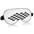 thumbnail image 1 of IAUYY Sleep Mask, Super Soft Eye Masks with Adjustable Strap, Lightweight Comfortable Blindfold,Perfect Blocks Light for Men Women Checkered Flag Vector Logo, 1 of 7