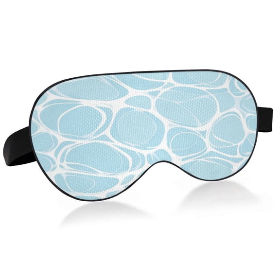 IAUYY Sleep Mask, Super Soft Eye Masks with Adjustable Strap, Lightweight Comfortable Blindfold,Perfect Blocks Light for Men Women Ripples on The Water