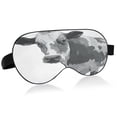 thumbnail image 1 of IAUYY Sleep Mask, Super Soft Eye Masks with Adjustable Strap, Lightweight Comfortable Blindfold,Perfect Blocks Light for Men Women Use Only Black and Gray, 1 of 7