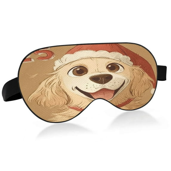 IAUYY Sleep Mask, Super Soft Eye Masks with Adjustable Strap, Lightweight Comfortable Blindfold,Perfect Blocks Light for Men Women Golden Retriever