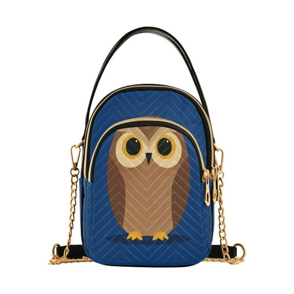 IAUYY Small Crossbody Bags for Women 15*21*8cm Leather Purses for Women Removable Strap with 3 Zipper Pocket Applicable to Birthday Gifts for Women,Children's Book Illustrations