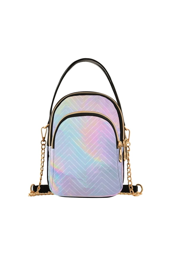 Small Crossbody Bags for Women 15*21*8cm Leather Purses for Women Removable Strap with 3 Zipper Pocket Applicable to Birthday Gifts for Women,Millennial Aesthetics