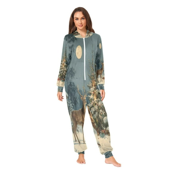 IAUYY Unisex Adult Onesie Pajamas Ultra-Soft Crystal-Soft Fabric, Halloween Adult Onesie Pajamas Adults,With a Zipper Plus Size Onesie Pajamas, Colorful Lights