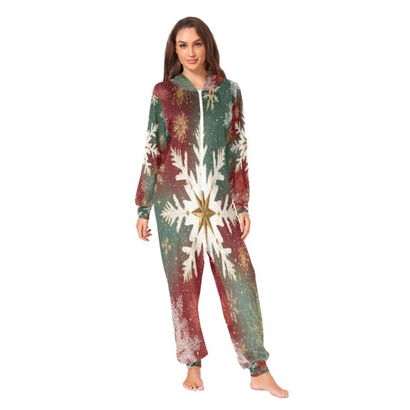 IAUYY Unisex Adult Onesie Pajamas Ultra-Soft Crystal-Soft Fabric, Halloween Adult Onesie Pajamas Adults,With a Zipper Plus Size Onesie Pajamas, Elegant Charm