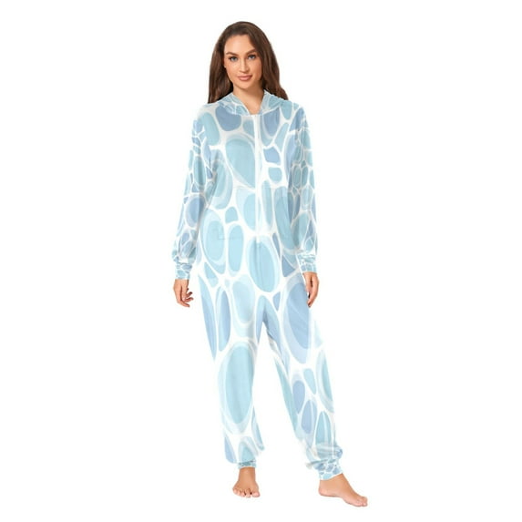 IAUYY Unisex Adult Onesie Pajamas Ultra-Soft Crystal-Soft Fabric, Halloween Adult Onesie Pajamas Adults,With a Zipper Plus Size Onesie Pajamas, Pebbles on The Ground