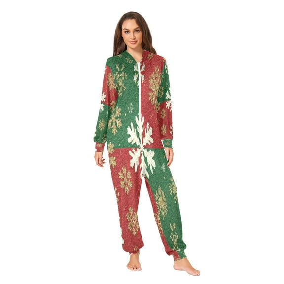 IAUYY Unisex Adult Onesie Pajamas Ultra-Soft Crystal-Soft Fabric, Halloween Adult Onesie Pajamas Adults,With a Zipper Plus Size Onesie Pajamas, Sequins