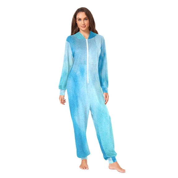 IAUYY Unisex Adult Onesie Pajamas Ultra-Soft Crystal-Soft Fabric, Halloween Adult Onesie Pajamas Adults,With a Zipper Plus Size Onesie Pajamas, A Translucent