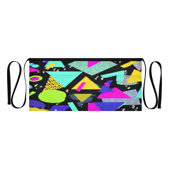 IAUYY Waiter's Apron with 3 Pockets Waterproof Adjustable Cooking Aprons for Kitchen for Woodworkers Artists and Gardening Gifts for Women Triangle