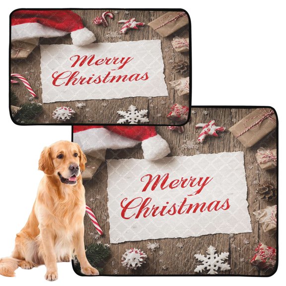 IAUYY Washable Pee Pads for Dogs Medium+Large Absorbent and Leak-Proof Non-Slip Reusable Puppy Pee Pads for Dogs Applicable to Playpen Potty Crate Lollipops and Gifts