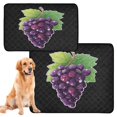 thumbnail image 1 of IAUYY Washable Pee Pads for Dogs Medium+Large Absorbent and Leak-Proof Non-Slip Reusable Puppy Pee Pads for Dogs Applicable to Playpen Potty Crate Smooth Purplish Red, 1 of 7