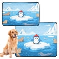 thumbnail image 1 of IAUYY Washable Pee Pads for Dogs Medium+Large Absorbent and Leak-Proof Non-Slip Reusable Puppy Pee Pads for Dogs Applicable to Playpen Potty Crate Wearing A Red Hat, 1 of 7