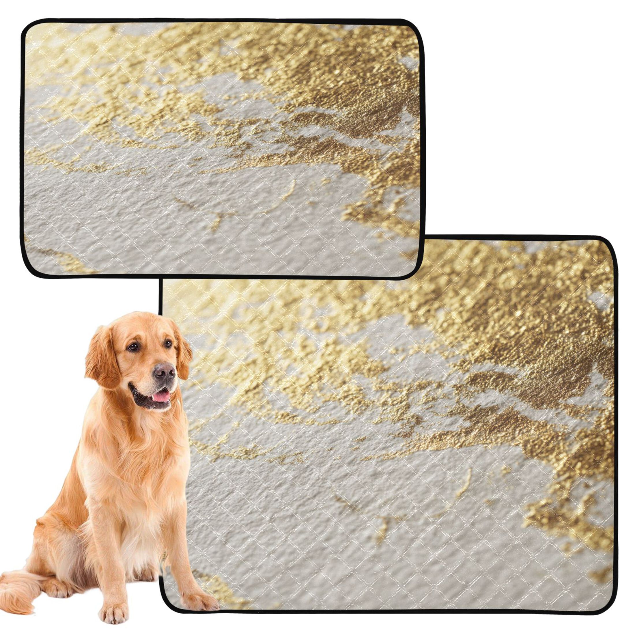 IAUYY Washable Pee Pads for Dogs Smallx3 Absorbent and Leak-Proof Non-Slip Reusable Puppy Pee Pads for Dogs Applicable to Playpen Potty Crate Elegant Appearance