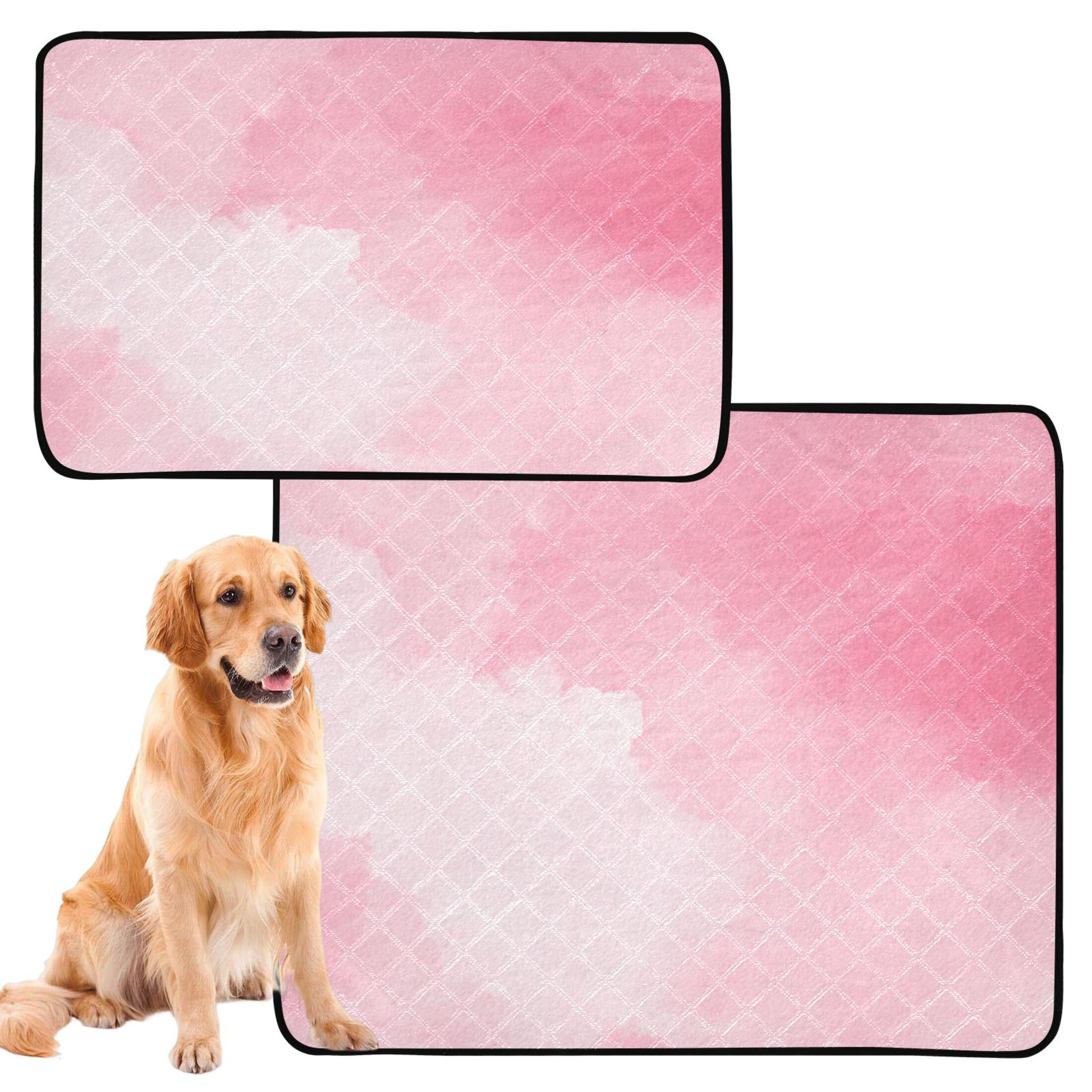 IAUYY Washable Pee Pads for Dogs Smallx3 Absorbent and Leak-Proof Non-Slip Reusable Puppy Pee Pads for Dogs Applicable to Playpen Potty Crate Minimalist Oil Painting