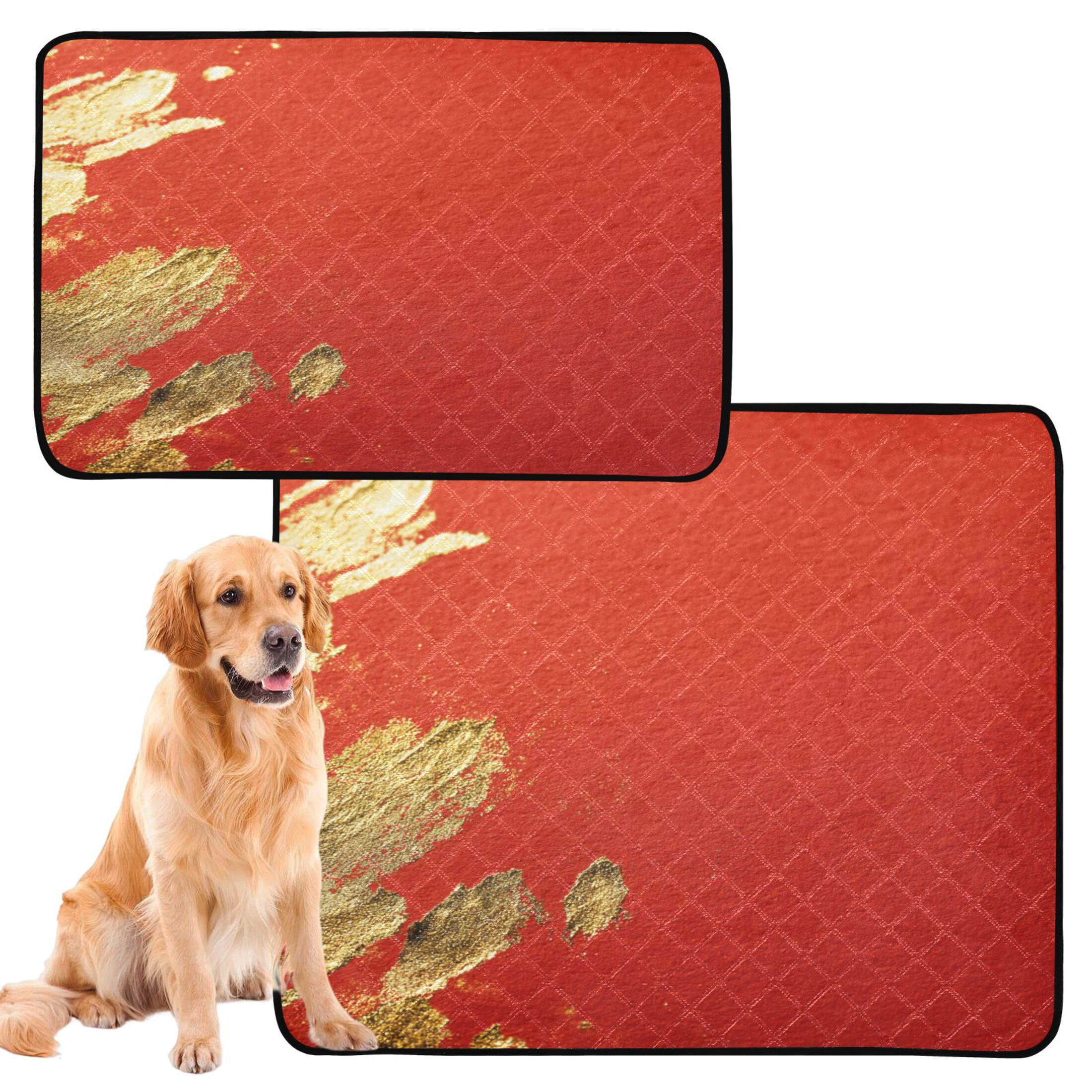 IAUYY Washable Pee Pads for Dogs Smallx3 Absorbent and Leak-Proof Non-Slip Reusable Puppy Pee Pads for Dogs Applicable to Playpen Potty Crate Surface Of The Metal Plate