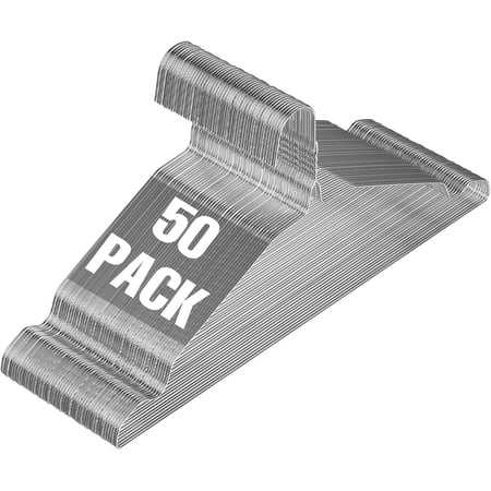 Specilite Wire Hangers, Metal Wire Clothes Hanger Ultra Thin Space Saving, 50 Pack, 16.7 inch