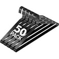 thumbnail image 1 of SPECILITE Wire Clothes Hangers, Ultra Thin Metal Wire Hanger, Space Saving, 50 Pack, Black, 1 of 6