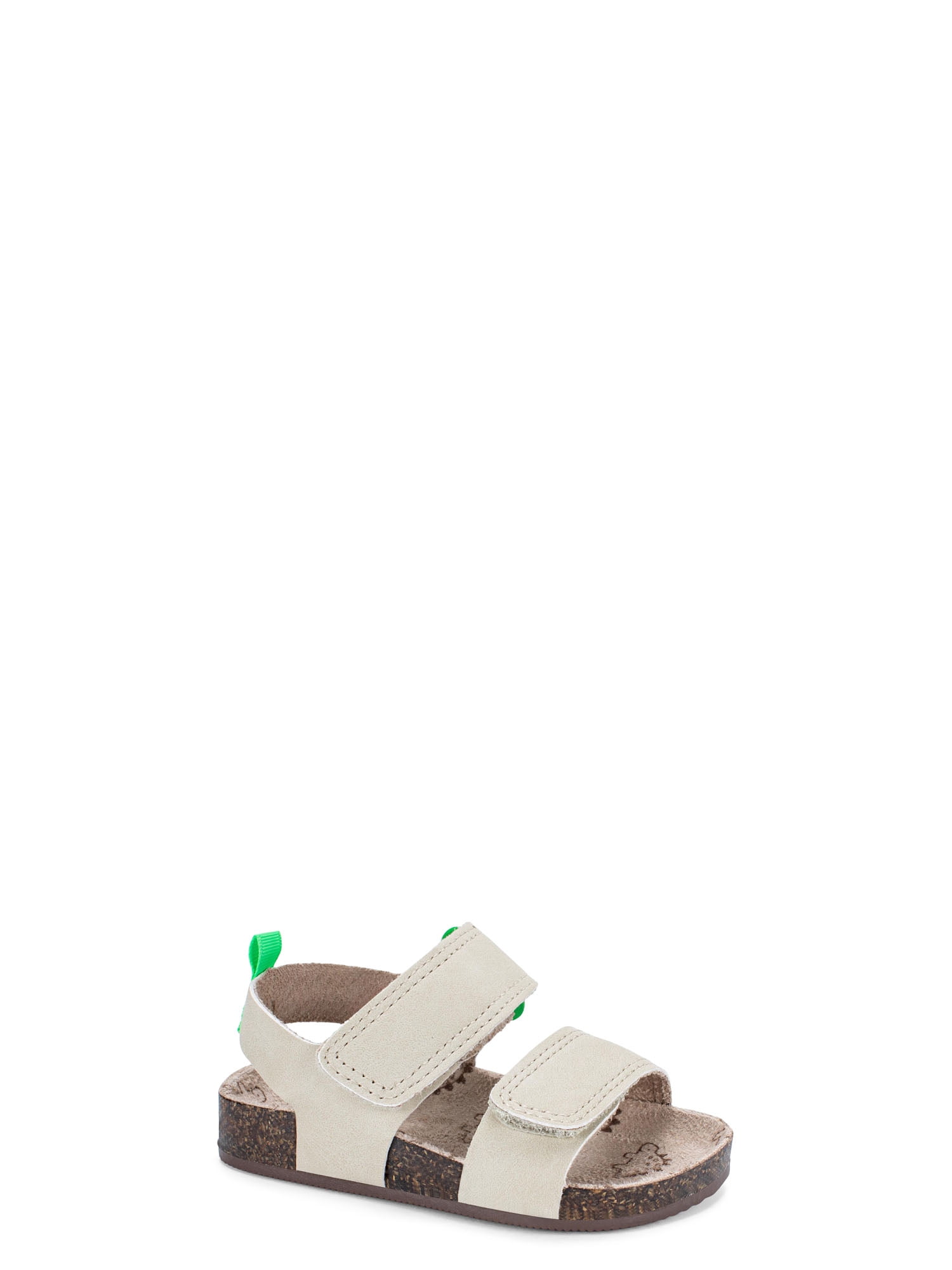 Wonder Nation Baby & Toddler Boys Two Strap Footbed Sandals