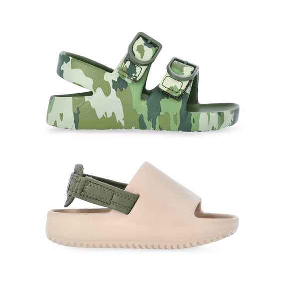 Wonder Nation Baby and Toddler Sandals, 2-Pack