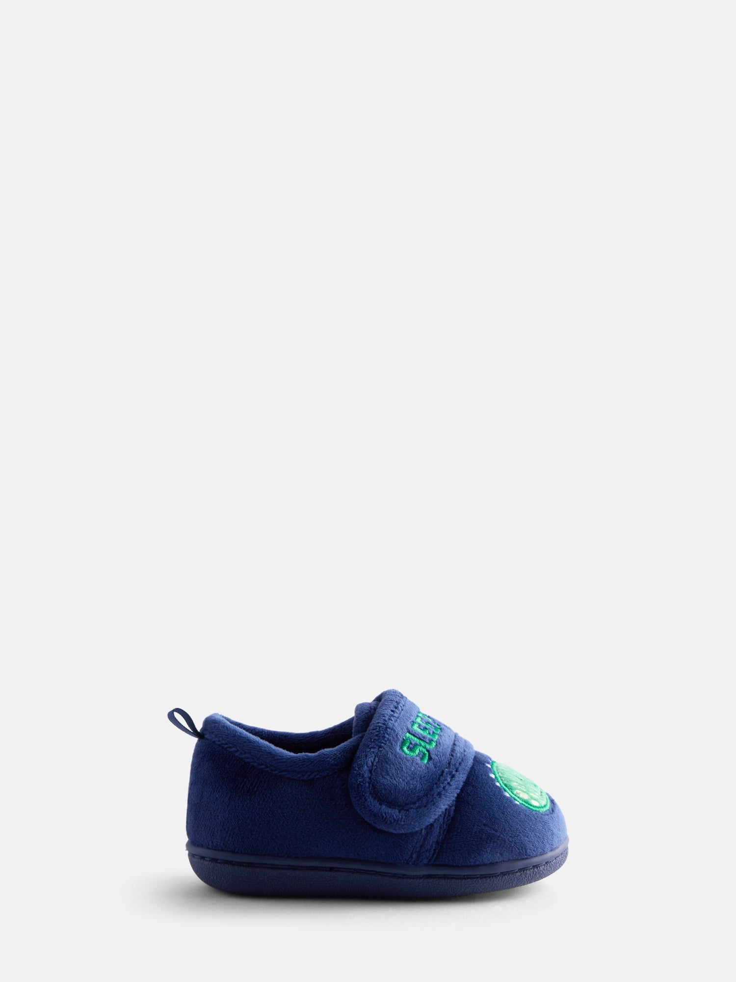 Wonder Nation Baby and Toddler Boys Embroidered Slippers