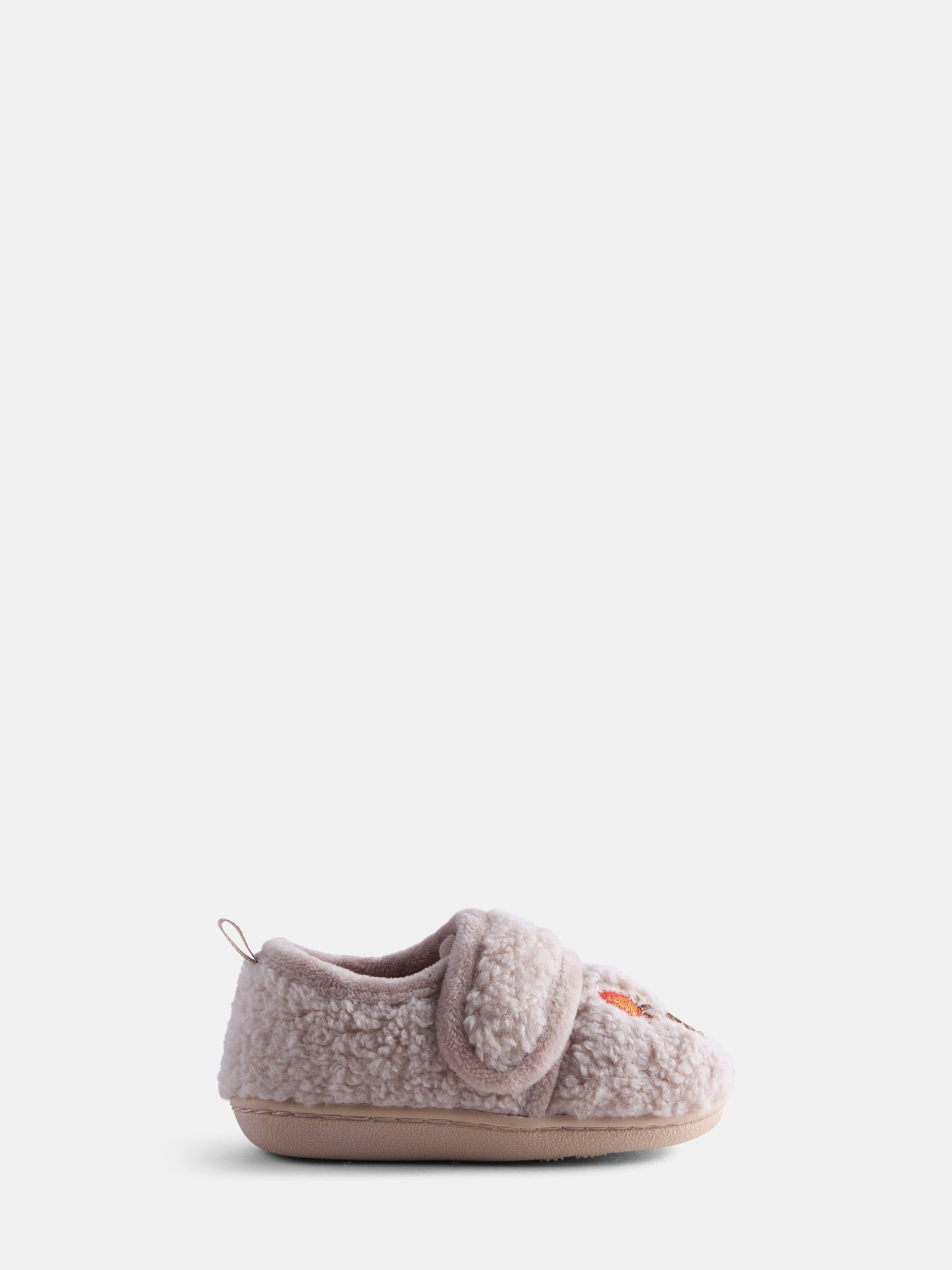 Wonder Nation Baby and Toddler Boys Embroidered Slippers