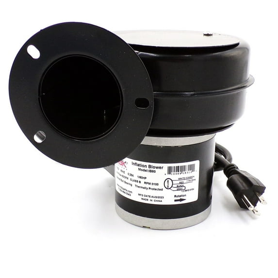 IB60 Inflation Blower - 60 Cfm, 115v, W/Ac Cord | Exact Fit Replacement for Greenhouse IB60 | Sharptek Supply OEM