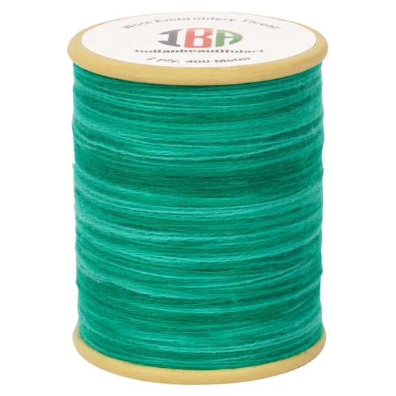 IBA Indianbeautifulart All Purpose Woolen ThreadSea GreenColor Friendship Bracelets Floss Embroidery Sewing Thread Lightweight Weaving Crochet Thread Pack Of1