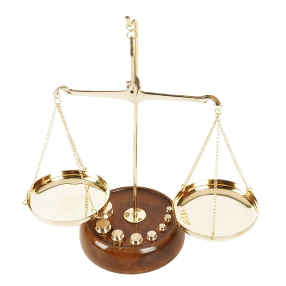 IBA Indianbeautifulart Apothecary Scale Vintage Collectible Brass Weight Scale Home Dcor Antique Weight Balancing Scale Taraju