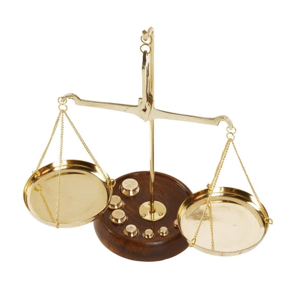 IBA Indianbeautifulart Apothecary Scale&nbsp;Vintage Collectible Brass Weight Scale Home Décor Antique Weight Balancing Scale Taraju