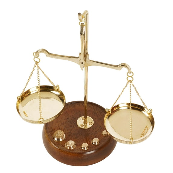 IBA Indianbeautifulart Apothecary Scale&nbsp;Vintage Collectible Brass Weight Scale Home Décor Antique Weight Balancing Scale Taraju
