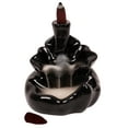 thumbnail image 1 of IBA Indianbeautifulart Backflow Incense Burner Waterfall Ceramic Incense Holder Home & Office Dcor Aromatherapy Ornament Cone Incense Burner, 1 of 7