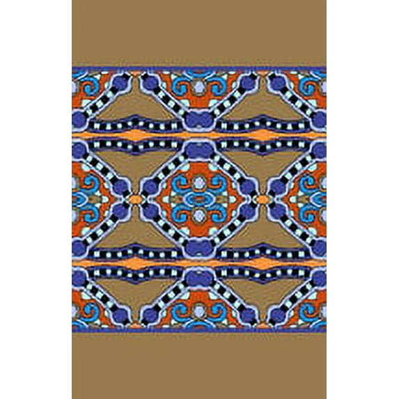 IBA Indianbeautifulart Brown Damask Ethnic Velvet Trim Fabric Sewing Fabric Lace Dressmaking Printed Sewing Lace 9 Yards 2 Inches