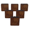 thumbnail image 1 of IBA Indianbeautifulart Brown Engraved Knobs Furniture Knobs Cabinet Drawer Pull Pack 10, 1 of 3