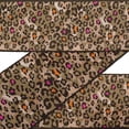 thumbnail image 1 of IBA Indianbeautifulart Brown Leopard Animal Skin Dupion&nbsp;Trim&nbsp;Fabric Sewing Fabric Lace Dressmaking Printed Sewing Lace By 9 Yard 3 Inches, 1 of 1