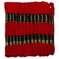 thumbnail image 1 of IBA Indianbeautifulart Cross Stitch Hand Embroidery Thread Stranded Cotton Craft Sewing Floss 25 Skeins-Red, 1 of 3