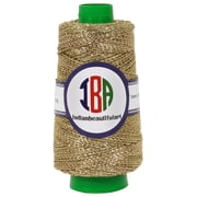 IBA Indianbeautifulart Embroidery DoriBronze90 Meter Cord Thread Handmade DIY Craft, Jewelry 1mm Glitter Thread Pack Of 1