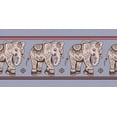 thumbnail image 1 of IBA Indianbeautifulart Gray Tribal Elephant Animal Fabric Laces For Crafts Printed Velvet&nbsp;Trim&nbsp;Fabric Sewing Border Ribbon&nbsp;Trims&nbsp;9 Yards 3 Inches, 1 of 2