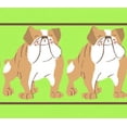 thumbnail image 1 of IBA Indianbeautifulart Green Bull Dog Fabric Laces For Crafts Printed Velvet&nbsp;Trim&nbsp;Fabric Sewing Border Ribbon&nbsp;Trims&nbsp;9 Yards 3 Inches, 1 of 4