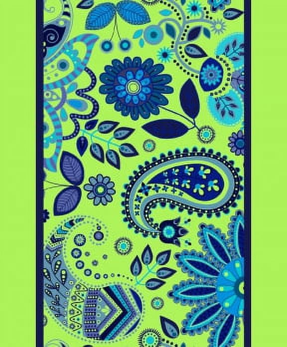 IBA Indianbeautifulart Green Leaves & Floral Paisley Ribbon&nbsp;Trim&nbsp;Tape Fabric Laces For Crafts Printed Velvet&nbsp;Trim&nbsp;9 Yards Sewing Accessories 4 Inches